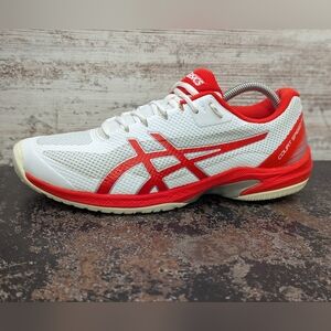 Womens Asics Court Speed FF Tennis Shoes Sz 10 Used 1042A060 Pickleball DAMAGED